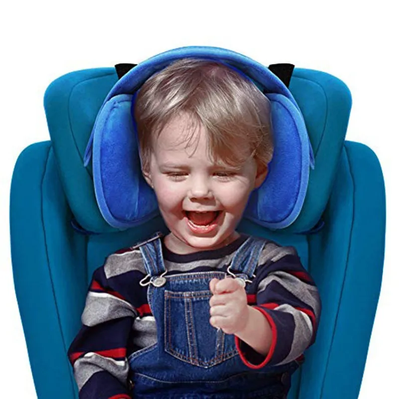 Car Seat Head Support Pad - Adjustable Headrest for Kids, Prevents Head ...