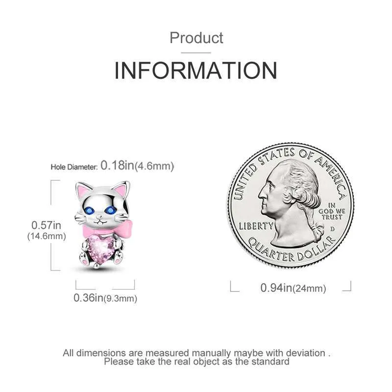 Breloques animaux en argent sterling 925 pour bracelet diy bijou_voghion.com