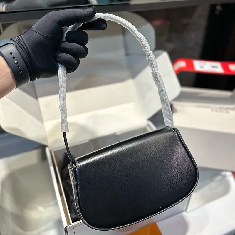 ショルダーバッグ・ポシェット BOX LEATHER MINI VOLTAIRE SHOULDER BAG Luxury Mini Voltaire Half Moon Hobo Shoulder black shoulder