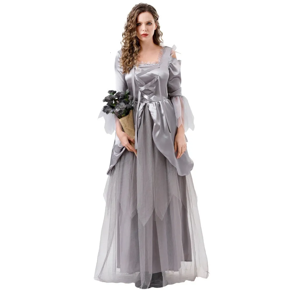 chinese dress ladies Women's Halloween Lace Hem Dress White Short Sleeves Blue Dress Cosplay  Outfit Hair Tie Set Role Play Party Dress (A-Sky Blue, XXXL) at Amazon  Women's Clothing store