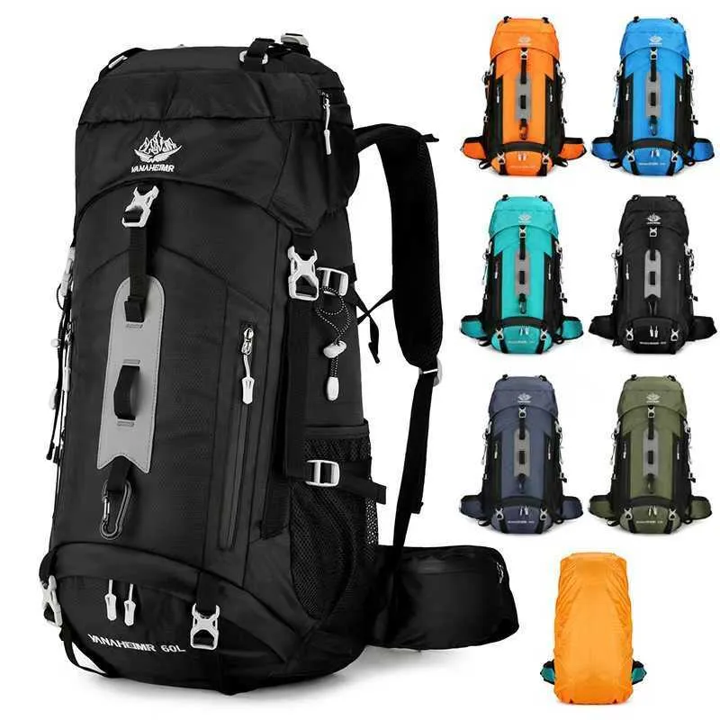 Durable Splashproof Hiking Backpack - Large Capacity, Wear-Resistant ...