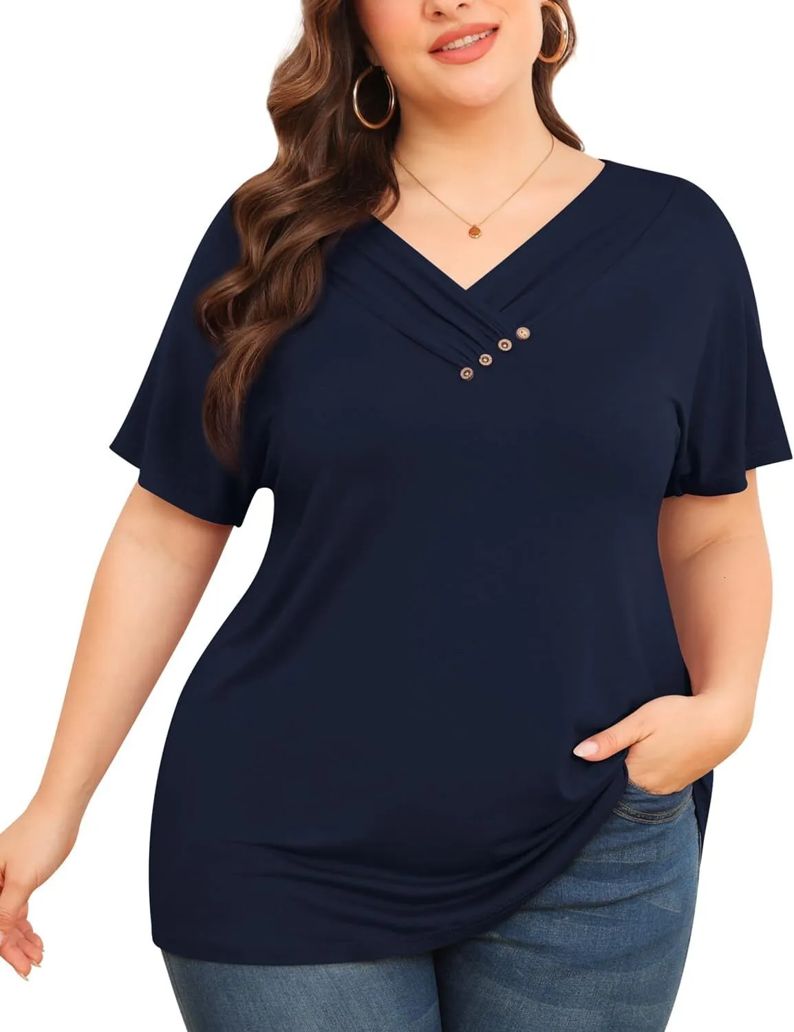 flowy blouse plus size