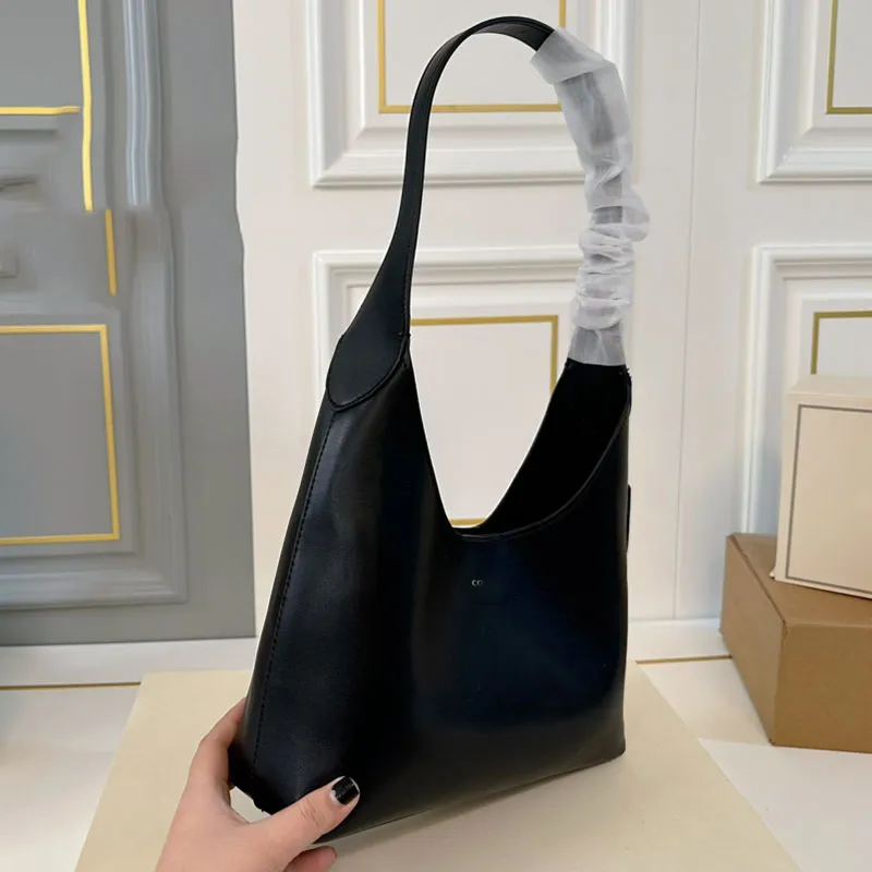 Brooklyn Designer Hobo Black Leather Shoulder Bag