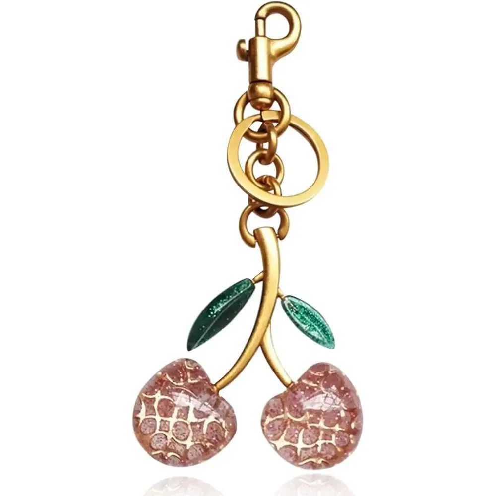 thumbnail image 2 of Cute Keychains For Women Cherry Cute Keychain Accessories Sparkling Resin Key Chains For Women Bag 2 of 14