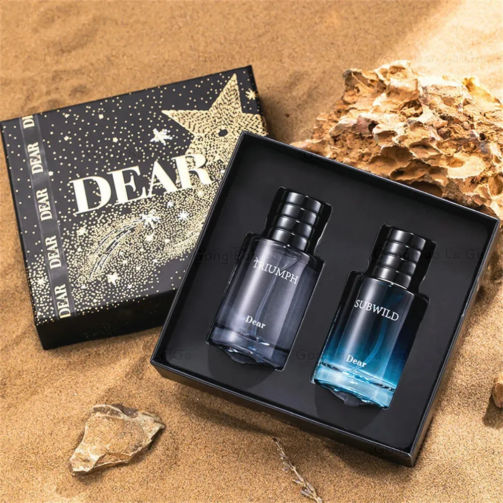 Mens 2-Piece Perfume Gift Set Long-Lasting 100ml Floral Cologne