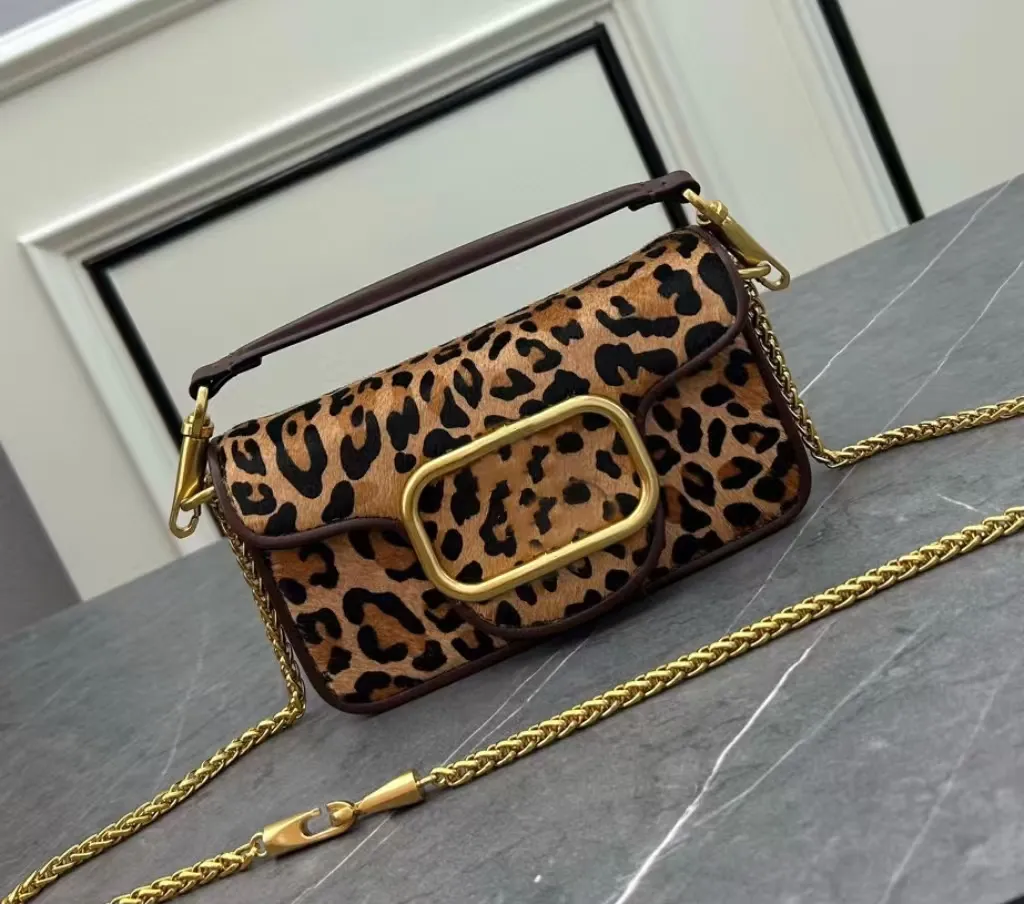 Cowhide Chain Shoulder Bags Leopard Zebra Print Underarm Baguette Luxury Bag Genuine Leather Women Brand Handbag Versatile Designer Hand Clutches Miniloco 2534 From 50 57 DHgate