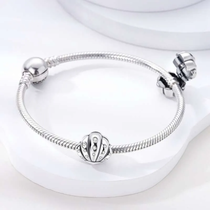 925 Sterling Silver Shell Charms Ocean Wind Dolphin Whale Pendant Beads Fit Original DIY Bracelet Necklace_voghion.com