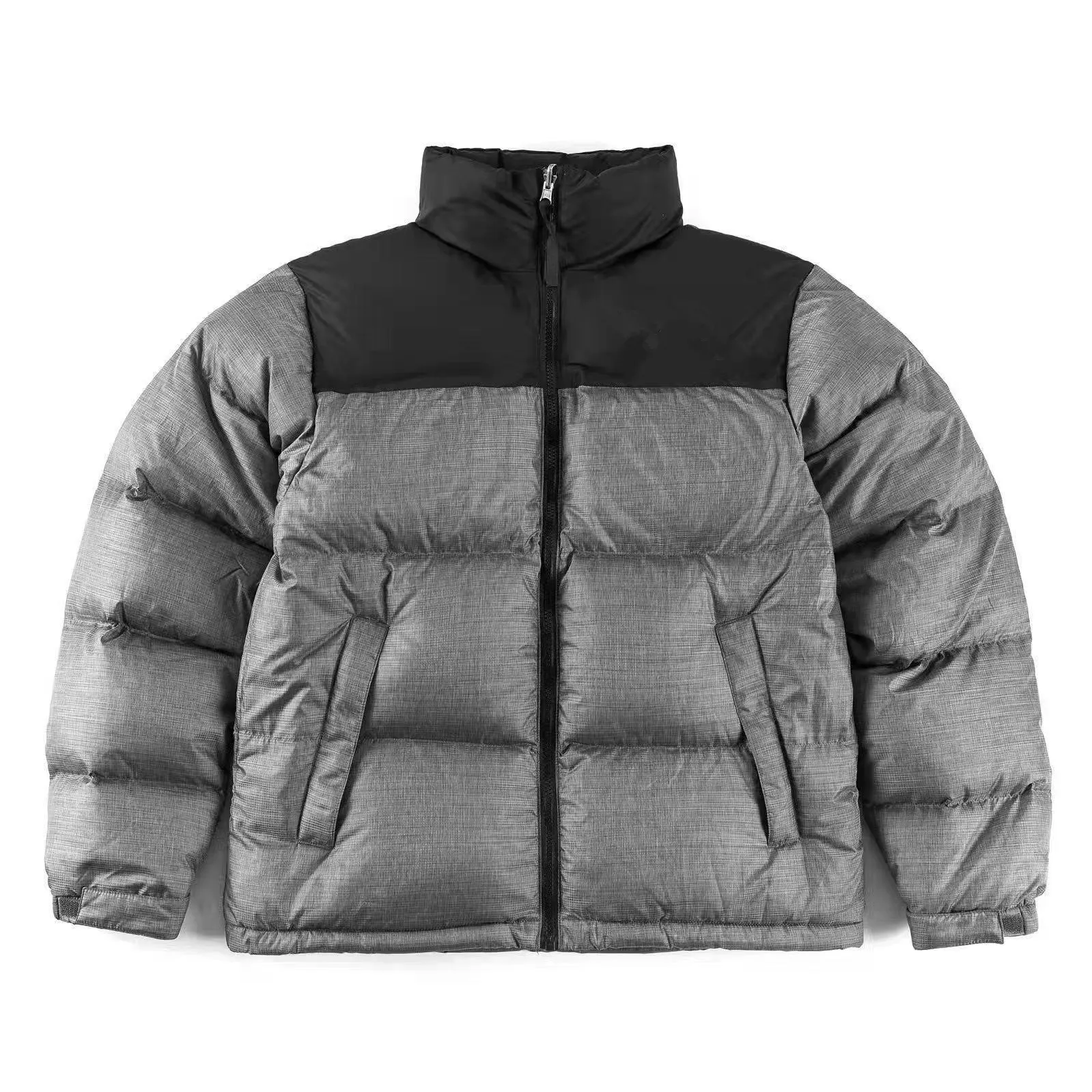 Men's Down Puffer Jacket Stand Collar Winter Coat For Men_voghion.com