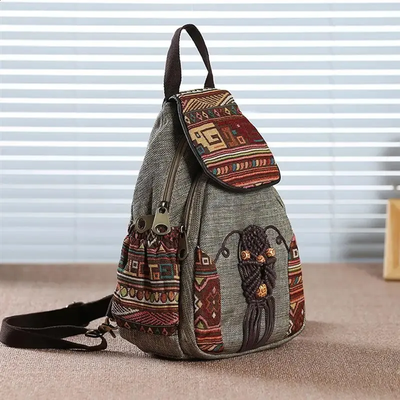 Small geometric embossed  backpack Small geometric embossed backpack main image 4