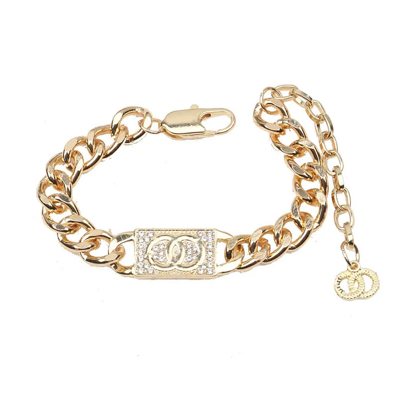 Bracciale In Acciaio Inossidabile Con Teschio E Strass, Placcato Argento/Oro 18K, Regalo Halloween Per Lei