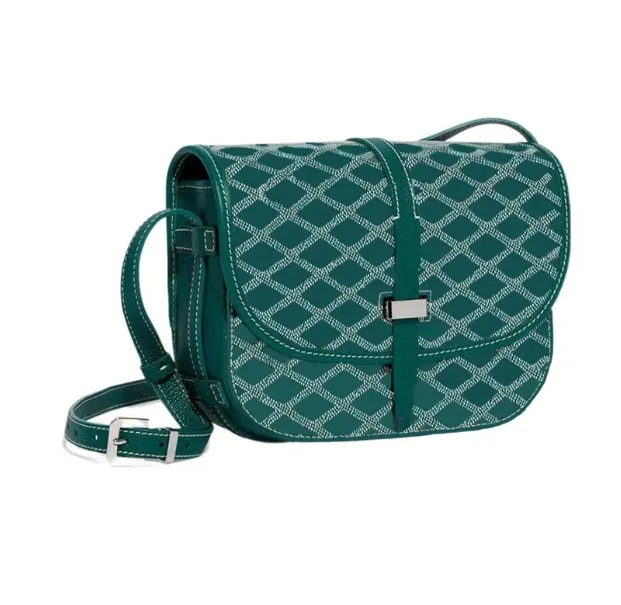 Goyard messenger bag green hotsell