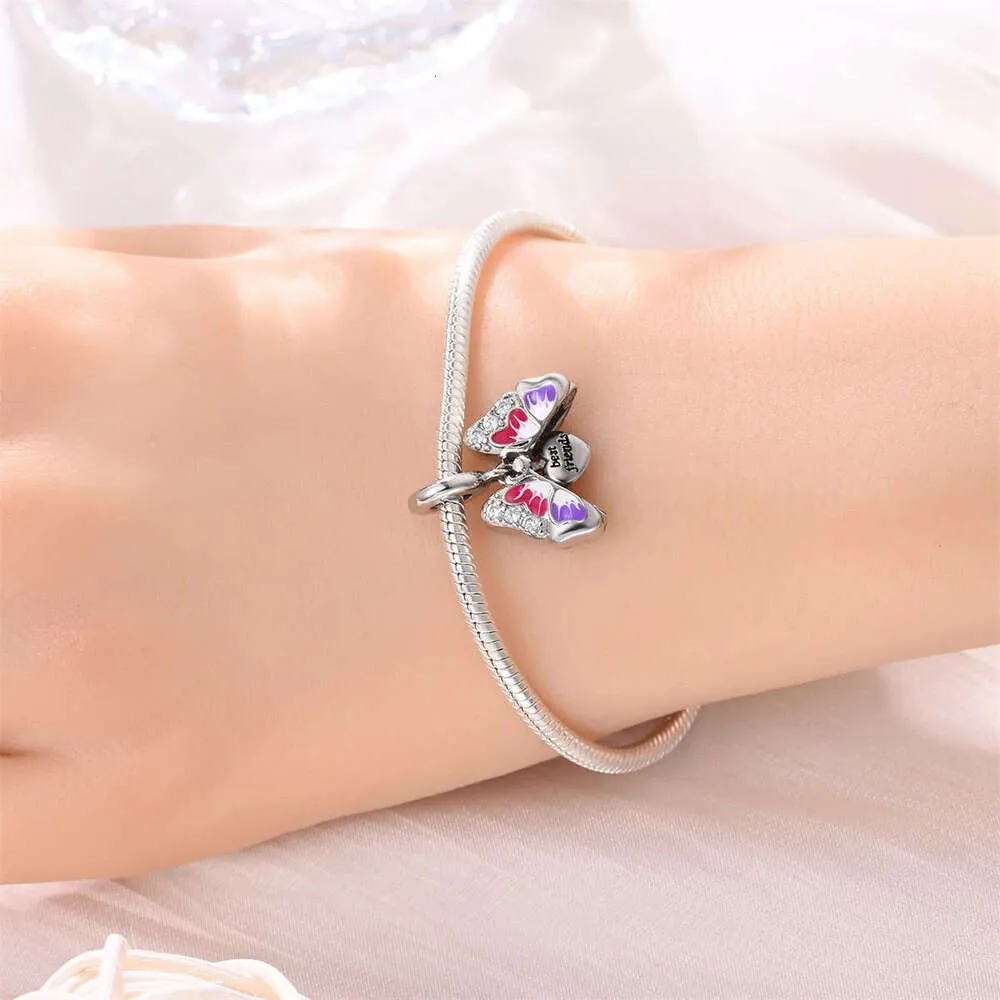 Neue Sterling Charm Event Design Serie Schmetterlingsanhänger Passend für Charms Silber 925 Original Armband DIY Schmuckherstellung_voghion.com