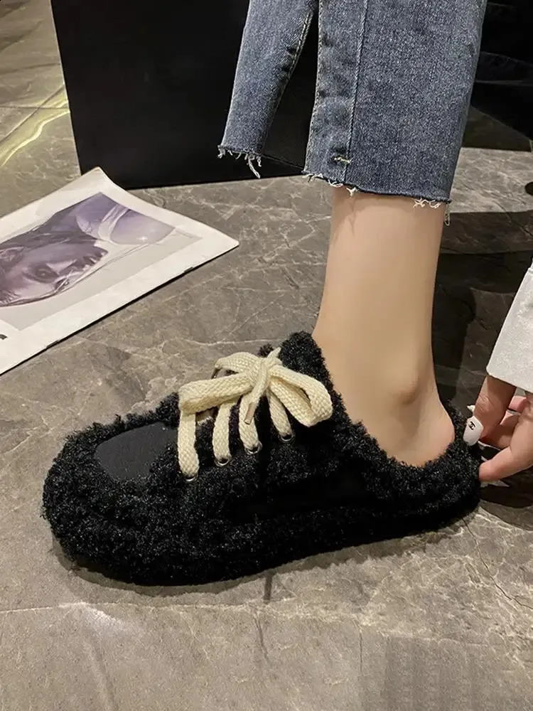Women's Fur-Lined Loafers Slip-On Casual Flats - Round Toe Dress Shoes for Autumn & Winter from Dhgate Casual Shoes - price 59.35 Women's Fur-Lined Loafers Slip-On Casual Flats - Round Toe Dress Shoes for Autumn & Winter from Dhgate Casual Shoes - price 59.35