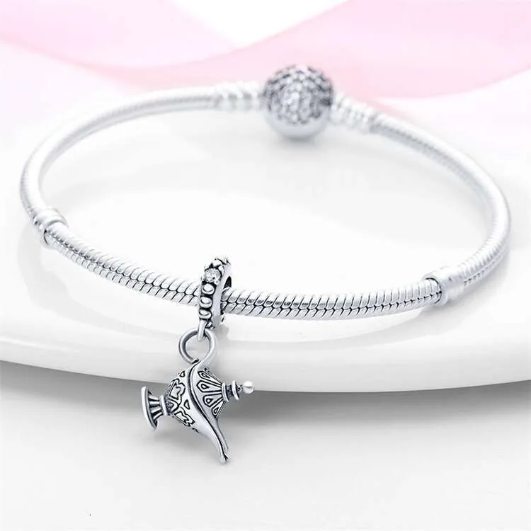 Exquisite Wine Pot Charm Bead Sterling Silver 925 For Bracelet_voghion.com