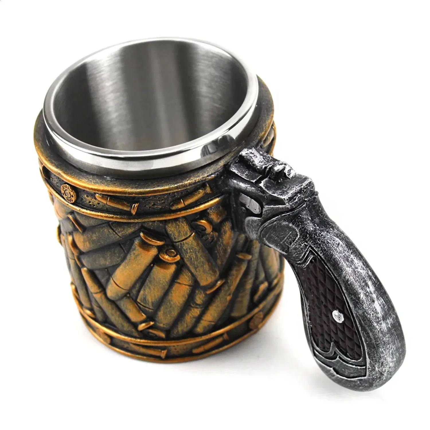 Revolver Gun Pistol Tankard Mug 400ml With Ammo Round... From ...