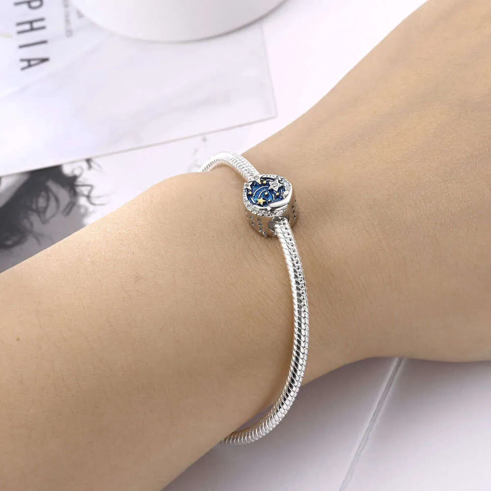 Ciondolo gattino in argento sterling per bracciale charm donna_voghion.com