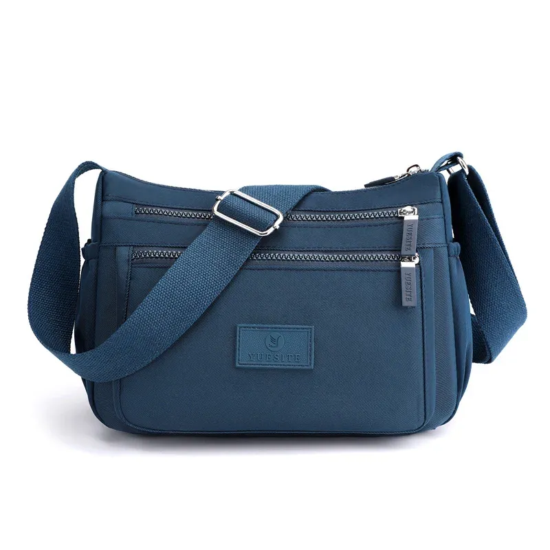 Multi Layer Nylon Cloth Convertible Shoulder Bag For Women Multi Layer Nylon Cloth Convertible Shoulder Bag For Women