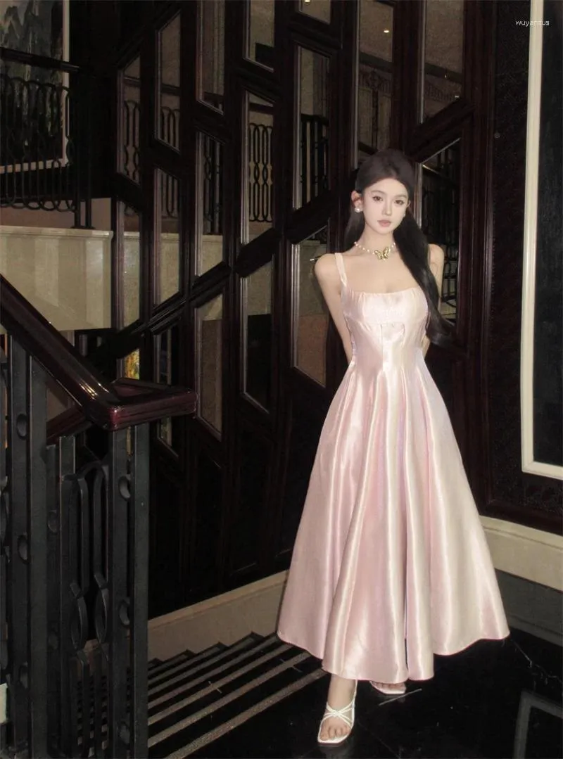 Sleeveless Satin Midi Dress - Solid Color Summer Party \u0026 Dinner Dress for  Women from Dhgate Basic \u0026 Casual Dresses - price 55.55