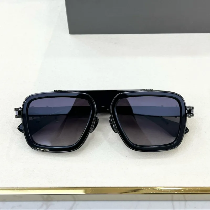 Solvue Polarized Aviator Sunglasses For Men – Retro Double Bridge, UV400 Protection, Black Frame