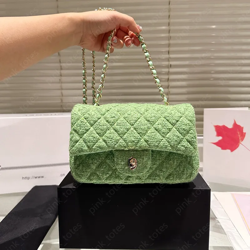 Save Big on Bulk Hobo Clutch Purse Green Hobo Shoulder Bag: Wool Clutch  Purse With Gold Chain Designer Style, Leather Lining Best Deals on DHgate