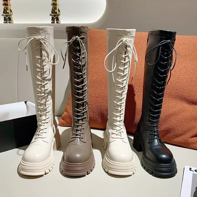 Save Big on Bulk Designer Over Knee Boots Stylish Over The Knee Boot:  Women's Winter Black Platform Ultra Mini Booties Thigh High Fashion Boots  Best