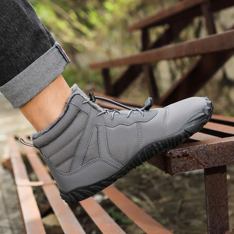 Five Finger Toe Socks: Outdoor Snow Boots Waterproof Cotton Shoes