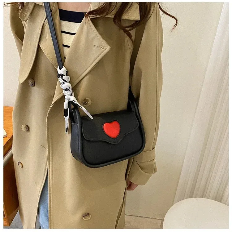 Love Deliver Small Square Crossbody Bag For Women - PU Leather, Adjustable Strap, Triple Zipper Pockets - View #10