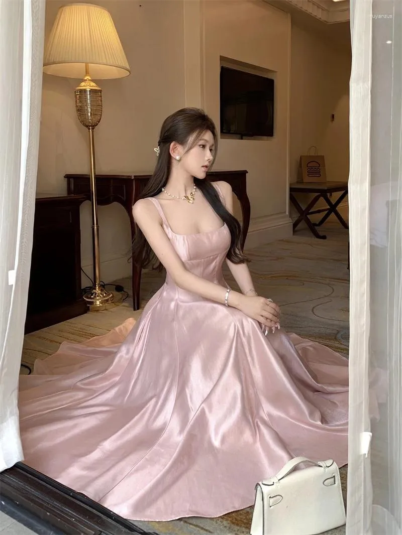 Sleeveless Satin Midi Dress - Solid Color Summer Party \u0026 Dinner Dress for  Women from Dhgate Basic \u0026 Casual Dresses - price 55.55