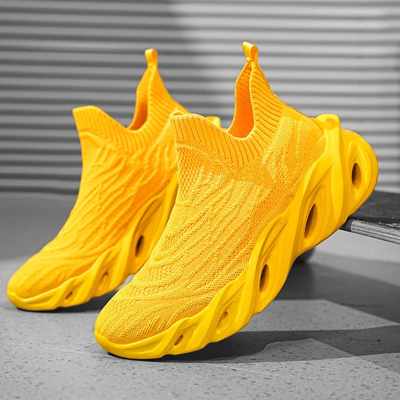 Breathable Mesh Running Shoes For Men, Lace Up... From  display picture 2