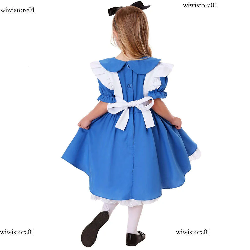 Children Girl Blue Alice in Wonderland Halloween Costume Maid Dress for  Kids Party from Dhgate Other Festive & Party Supplies - price 30.85