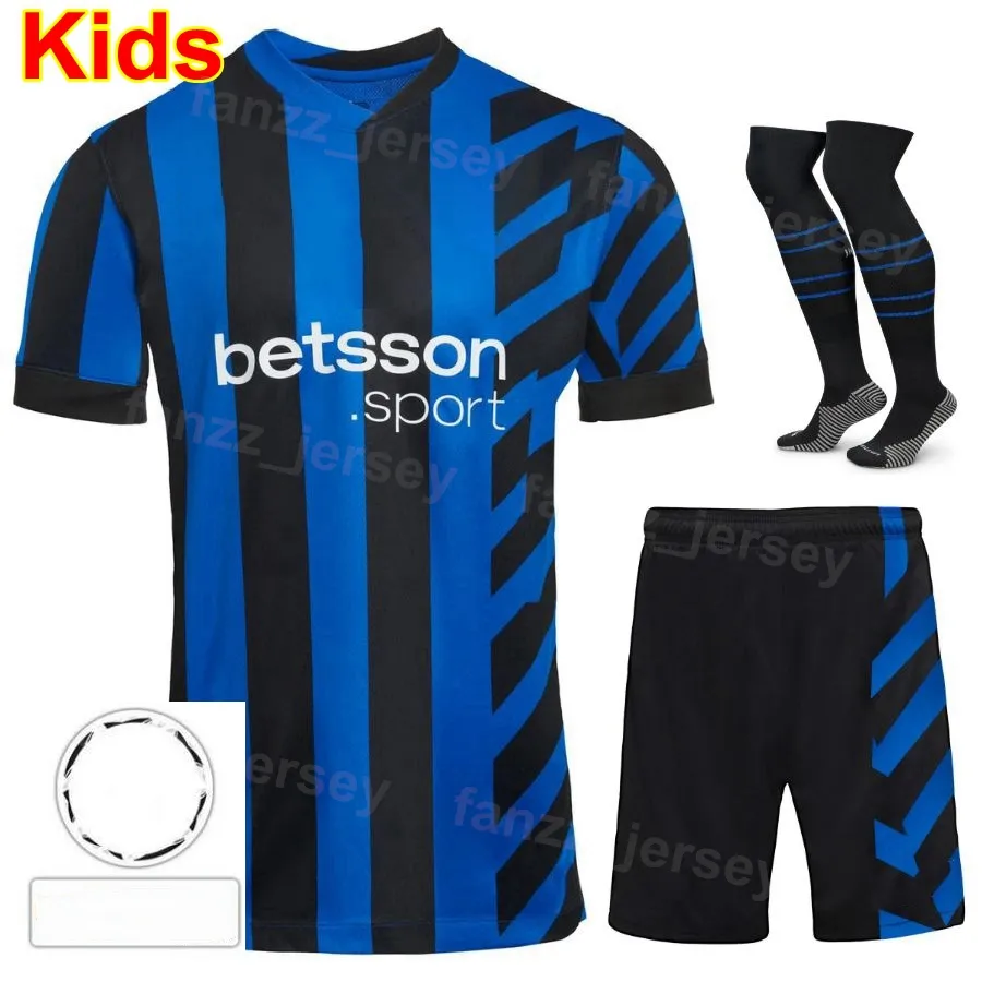 Maillot Football Enfant Inter Calhanoglu 2024/2025 Domicile #20 Avec Short Et Chaussettes - Tailles Jeunes