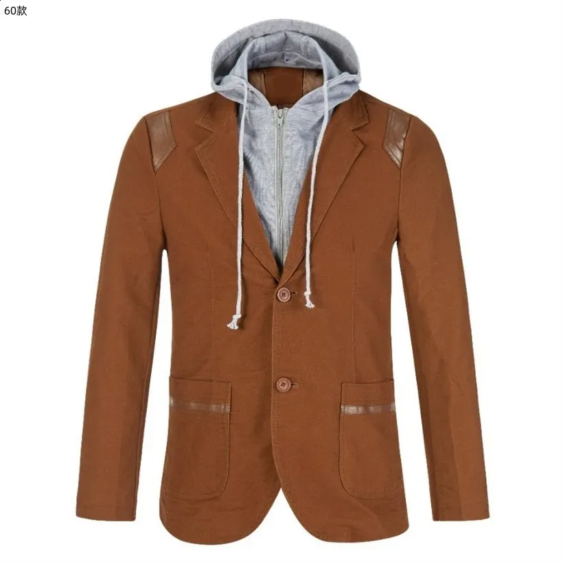 Mens hooded blazer jacket sale