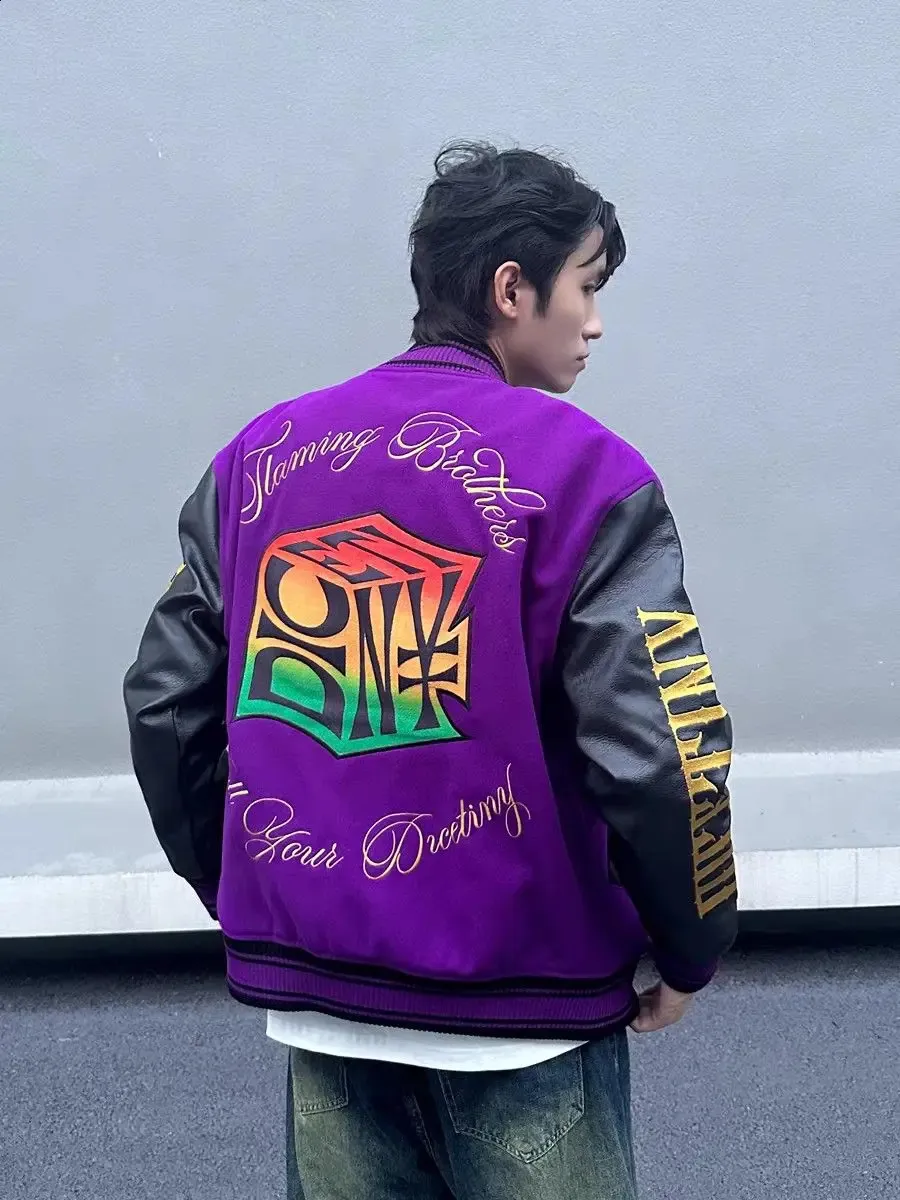 onespo 4way custom tailored jacket y2k Hip Hop Y2K Embroidered 