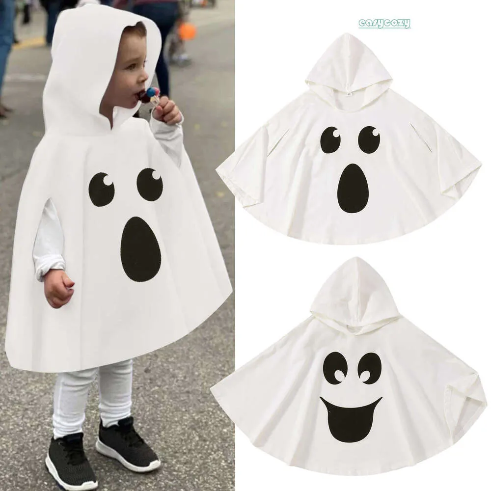 Baby Ghost Costume Hood Cape Halloween Cosplay Outfit for Boys