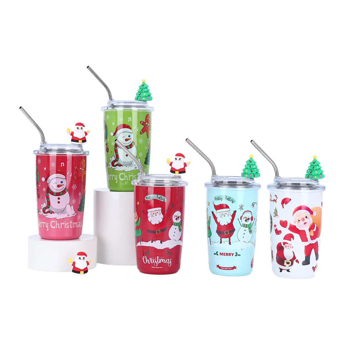 Tumblers 16Oz Christmas Santa Claus Insulated Cups Stainless Steel Car Coffee  Mugs from Dhgate Tumblers - price 8.86