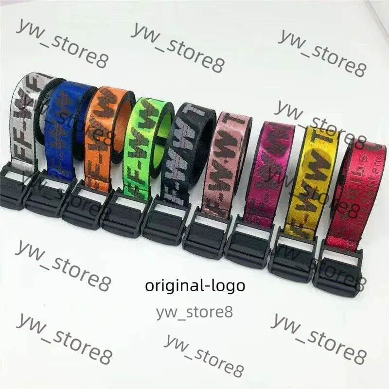 Designer Belt Nylon Canvas Off White Luxury Wrestling Fashion Waist Strap