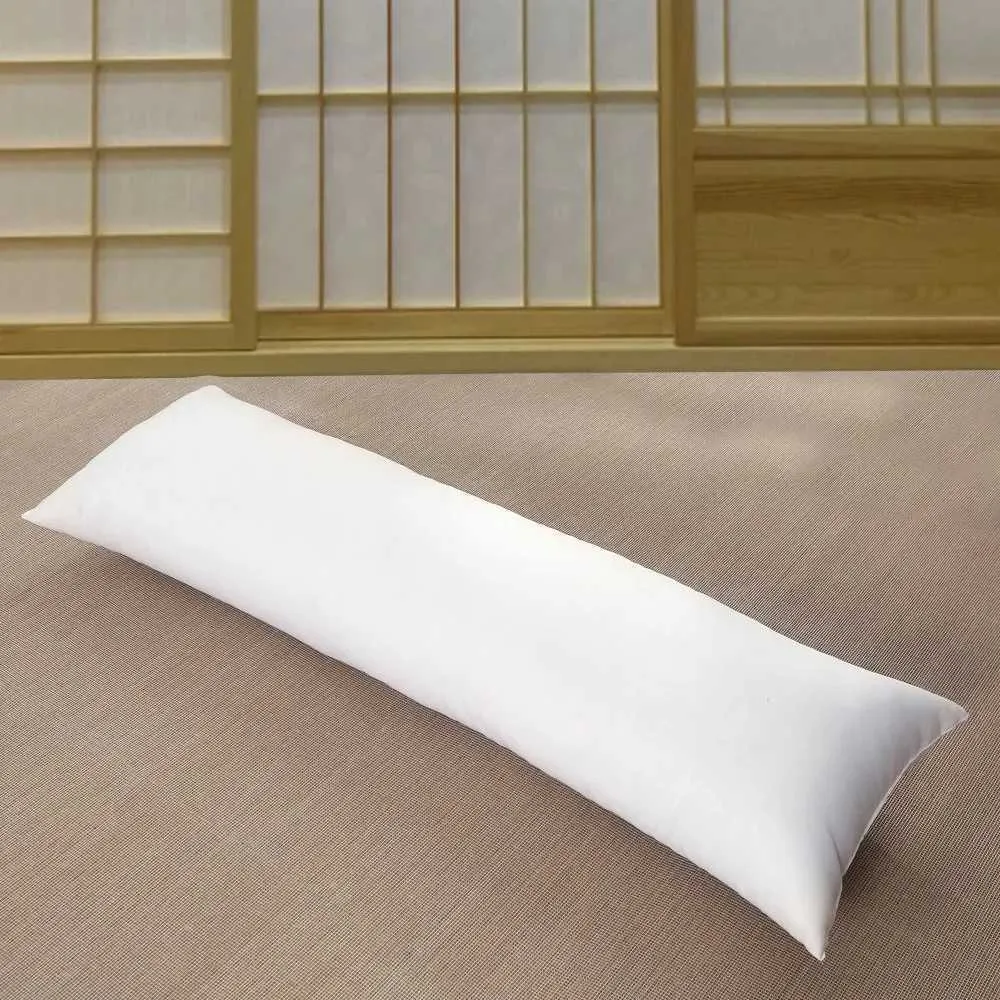 50x150cm White Long Dakimakura Body Pillow Insert Soft Fluffy