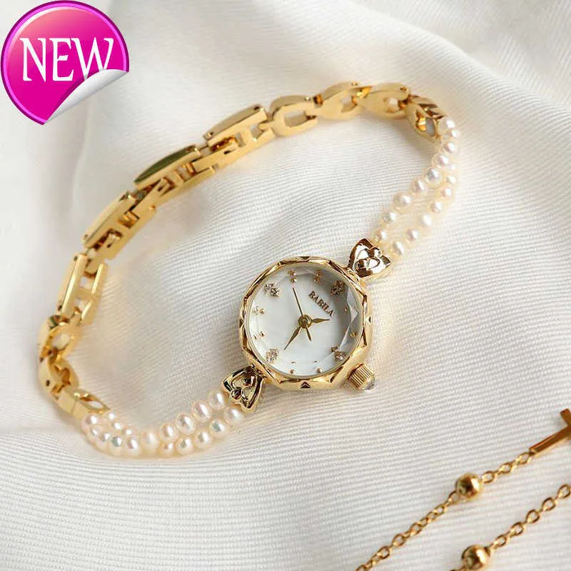 Luxury Pearl Bracelet Watch: Elegant Waterproof Timepiece, Shop Now! 18k  Gold Bangle Style