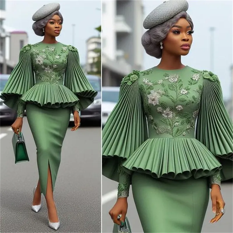 Green midi prom dress outlet