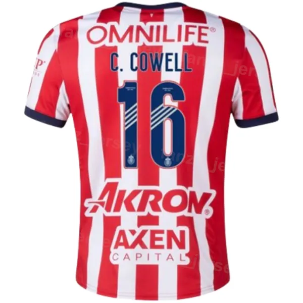2024 25 CD Chivas Guadalajara Soccer Jerseys 16 Cowell 34 Gonzalez 25 Alvarado 2 Mozo 27 Rangel 20 Beltran 15 Gutierrez Guzman Sepulveda Football Men Men Men Men Men 1 101 DHgate