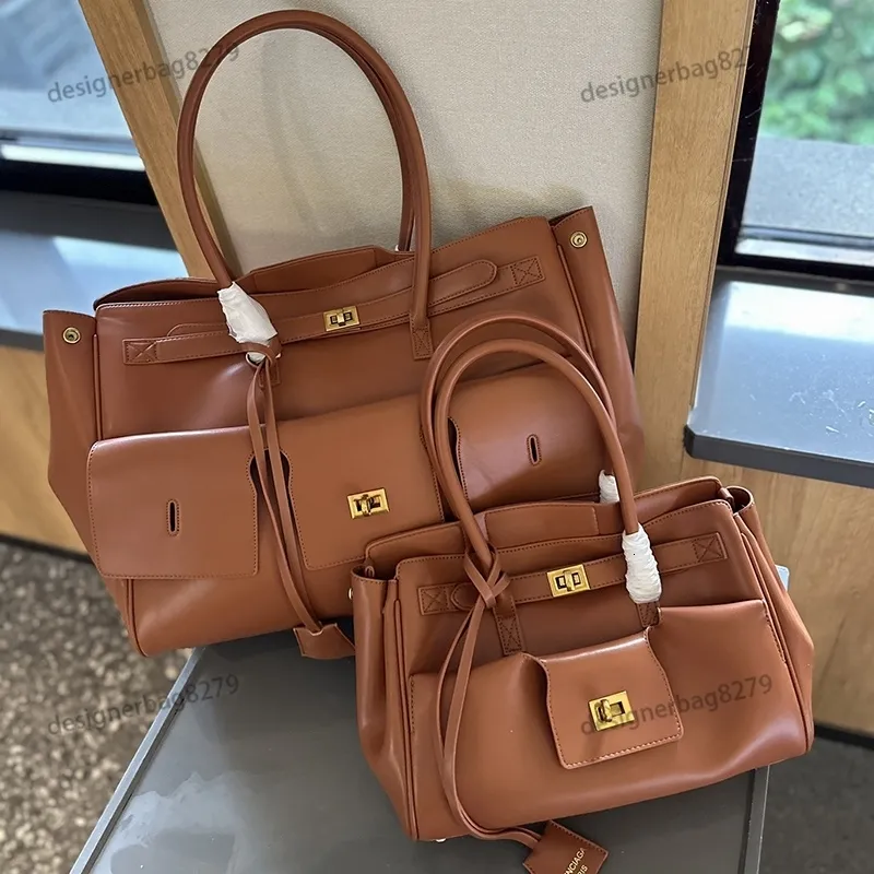 Designer Women Bag Tote Bag Shopping Bag Shoulder Bags Cowhide Leather Designer Handbags Purse Large Capacity Pockets Internal Zipper Pocket