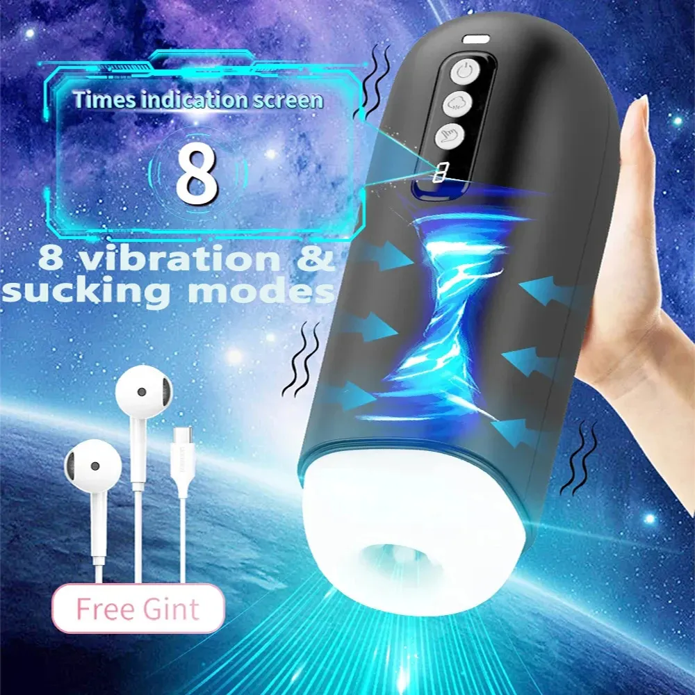 Automatic Male Sucking Masturbator 8 Digital... From Junlong03, $24.31