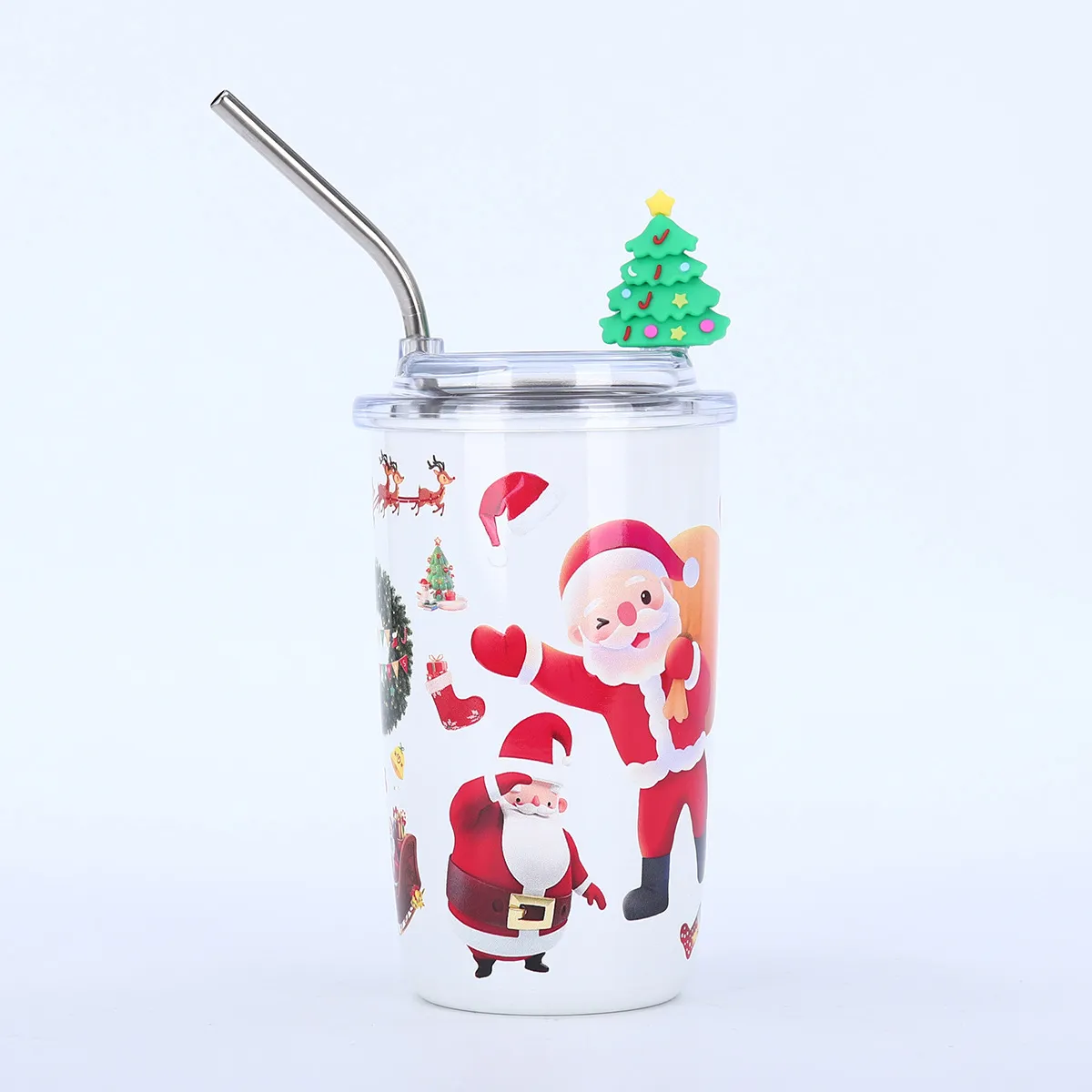 Tumblers 16Oz Christmas Santa Claus Insulated Cups Stainless Steel Car Coffee  Mugs from Dhgate Tumblers - price 8.86