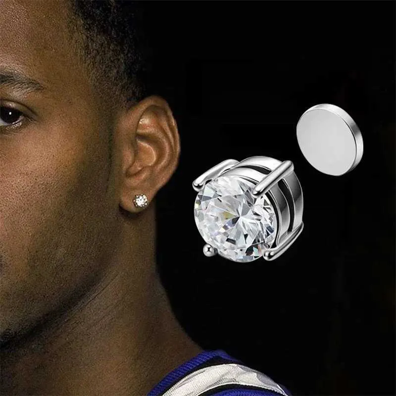 Men's magnetic stud earrings discount