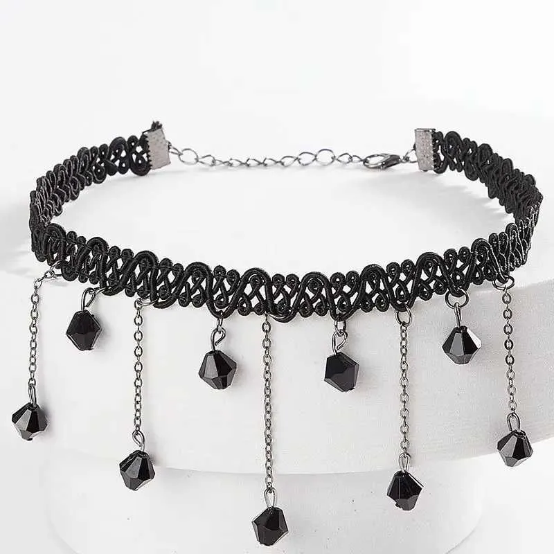3er Set Samt-Choker Halsketten - Verstellbare Gothic Choker Für Damen