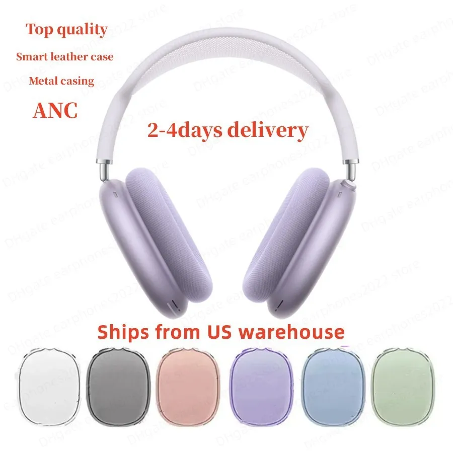 Air B1 pods Pro Max Air 4 3 2 Bluetooth Headband Headphone Accessories pod max Headphones Earphone ANC Metal shell Smart Case Silicone Anti-drop Protective Case