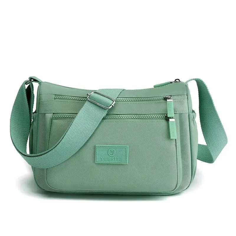 Multi Layer Nylon Cloth Convertible Shoulder Bag For Women Multi Layer Nylon Cloth Convertible Shoulder Bag For Women