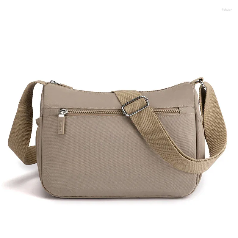 Multi Layer Nylon Cloth Convertible Shoulder Bag For Women Multi Layer Nylon Cloth Convertible Shoulder Bag For Women