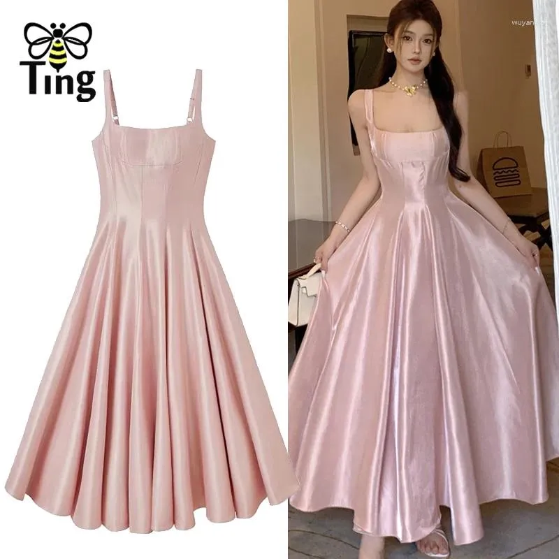 Save Big on Bulk Summer Clubbing Dresses Casual Dresses Tingfly Women  Summer Solid Color Sleeveless Satin Midi Long Party Dinner Pricess Elegant  Dress ... Casual Dresses Tingfly Women Summer Solid Color Sleeveless Satin Midi Long  Party Dinner Pricess Elegant Dress Clubwear From Wuyanzus, $35.55 |  DHgate.Com
