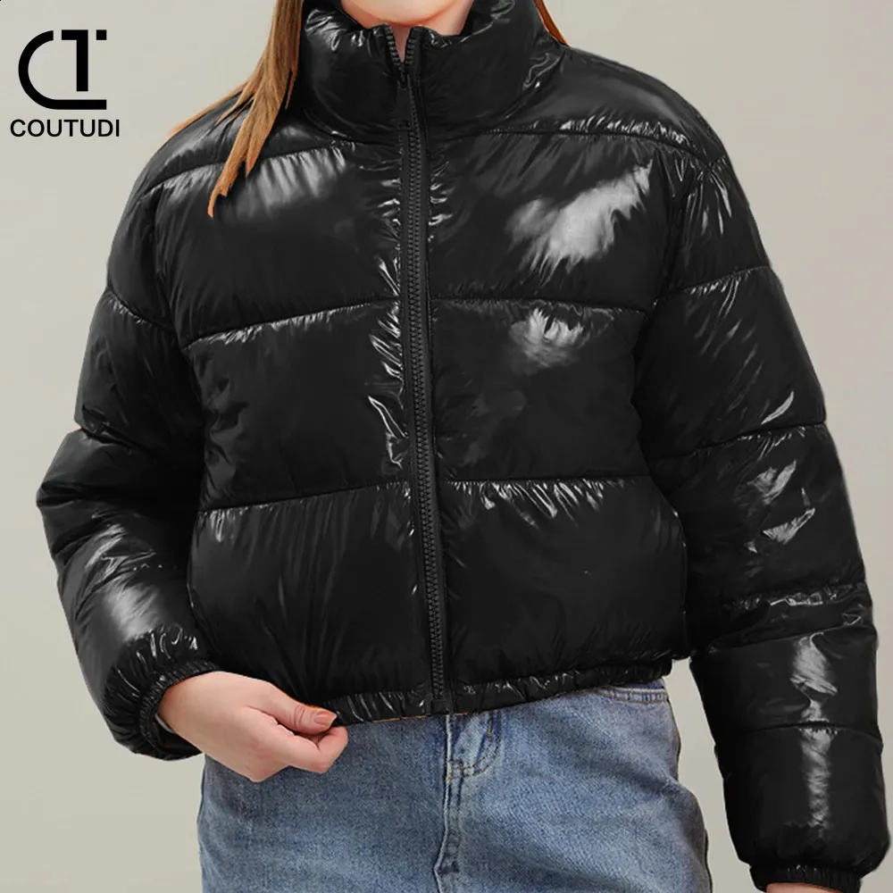 Save Big on Bulk Women's Short Puffer Coat COUTUDI Y2K Bright Color Short  Down Coat For Women Long Sleeve Puffer Jacket Parkas Outerwear Korean